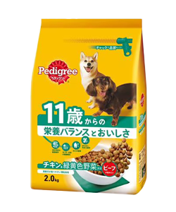 Pedigree（ペディグリー） 11歳から用 ヘルシーチキン&緑黄色野菜入り