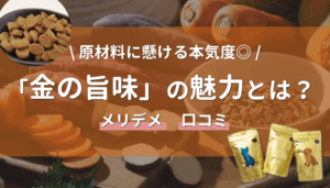 金の旨味ドッグフードの特徴とは？メリットやお得な買い方も紹介