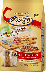 グラン・デリ カリカリ仕立て 成犬用 味わいビーフ入り セレクト” width=