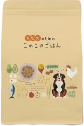 大型犬のためのこのこのごはん” width=