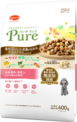 コンボ ピュア ドッグ 国産鶏肉・野菜入り” width=