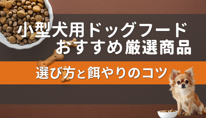 小型犬用ドッグフードおすすめ8選！選び方と餌やりのコツも紹介
